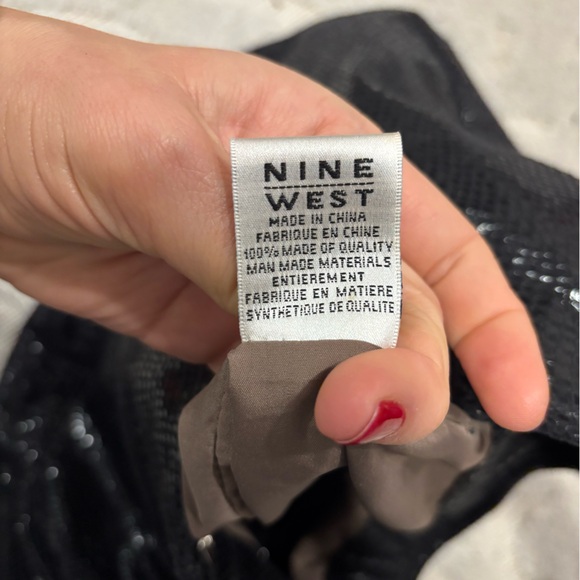 NINE WEST faux suede purse - Picture 5 of 6